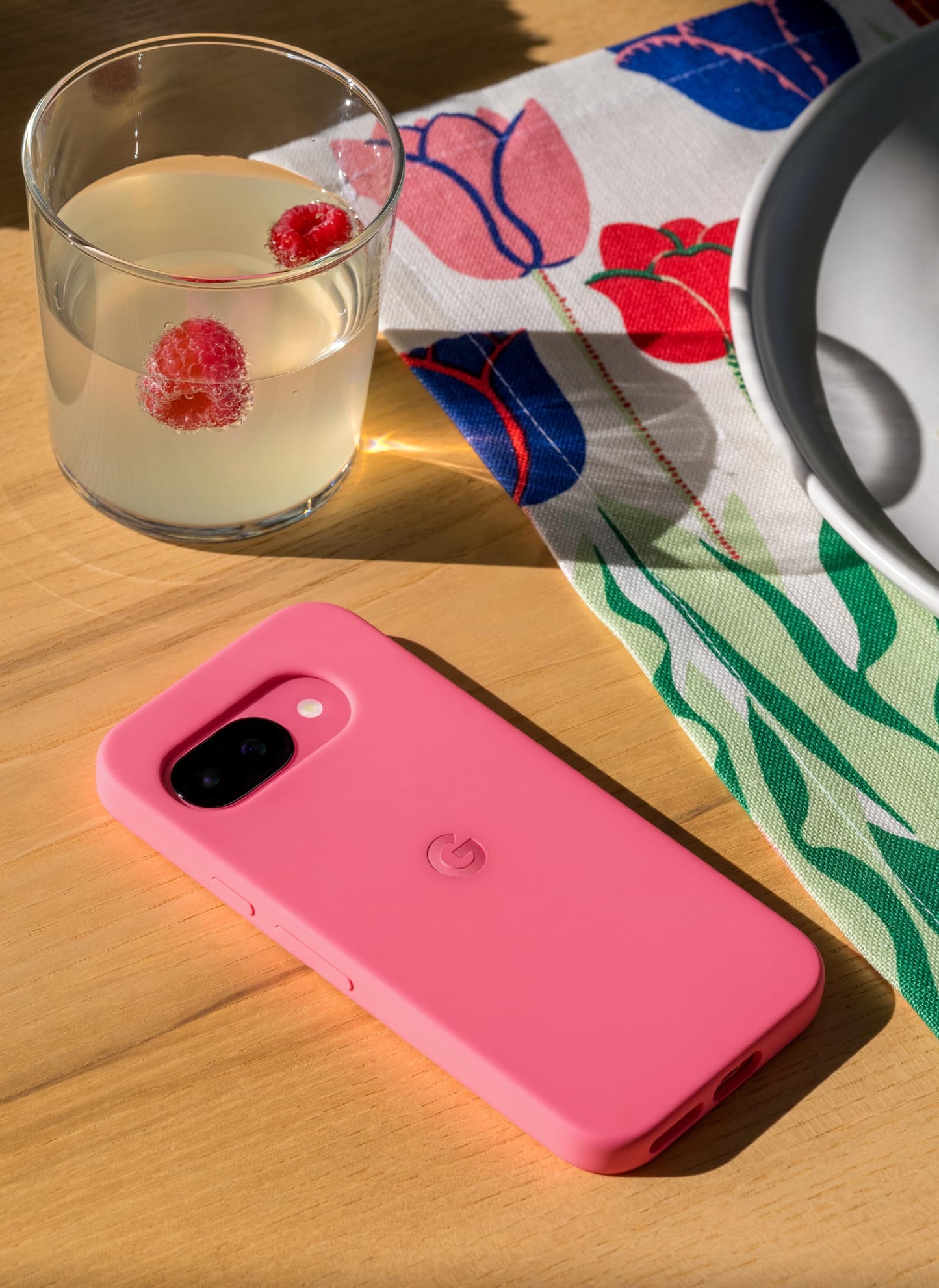 Google Pixel 9 + 9 Pro Case - Android Phone Case - Durable Protection - Stain-Resistant Silicone - Slim Design - Peony