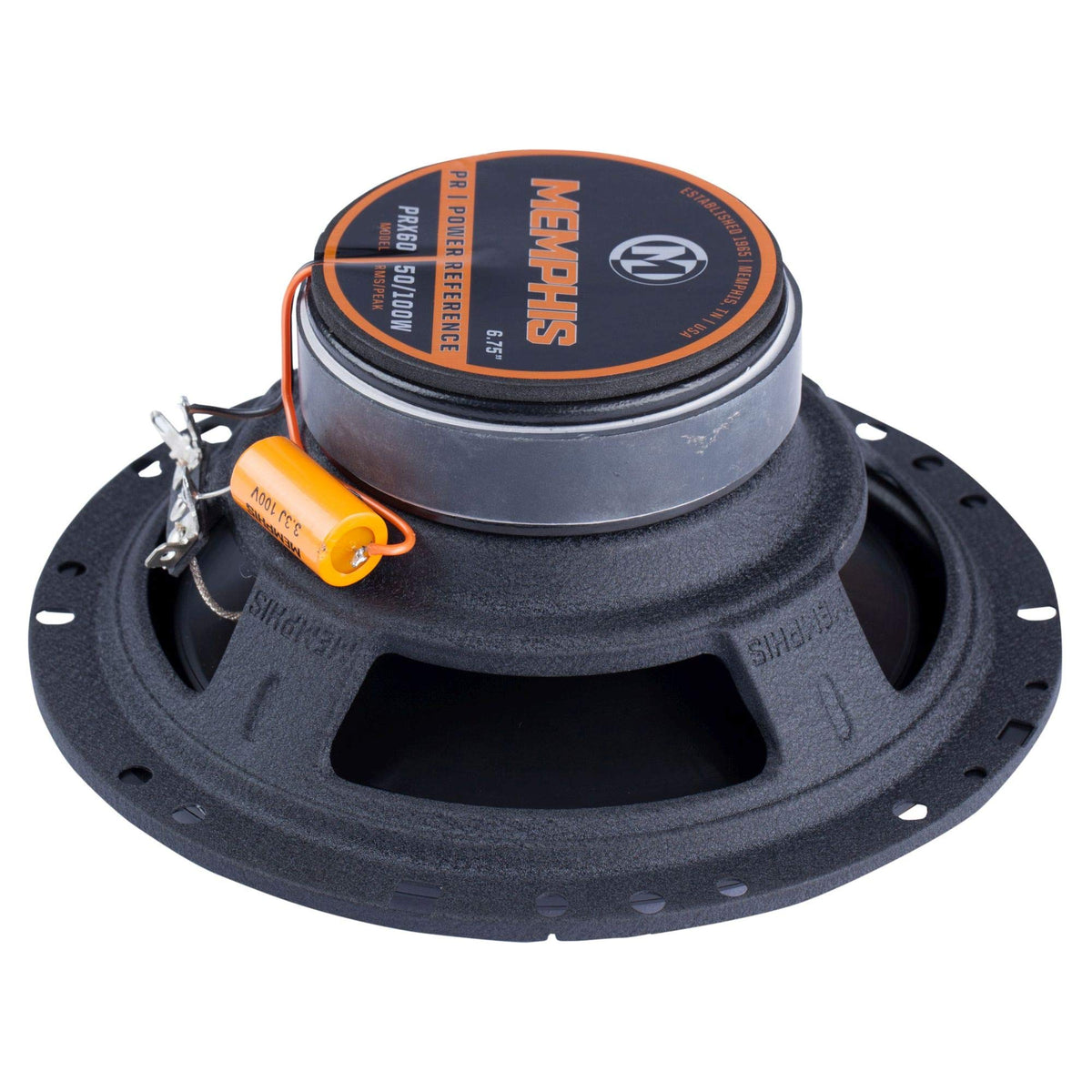 Memphis PRX60 Power Reference Series 6.5" Oversize 2-Way Coaxial Speakers with Swivel Tweeters - Pair