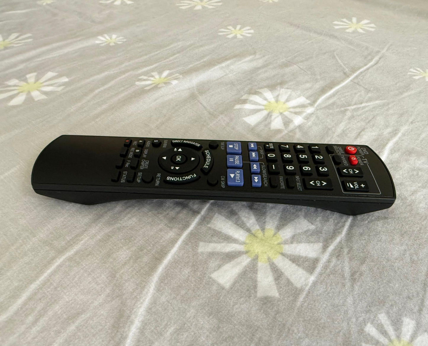 Replacement Remote Control for Panasonic DMR-EZ48V DMR-EZ48K DMR-EZ48VE DMR-EZ485 DMR-EZ485V DMR-EZ485VK DVD Recorder