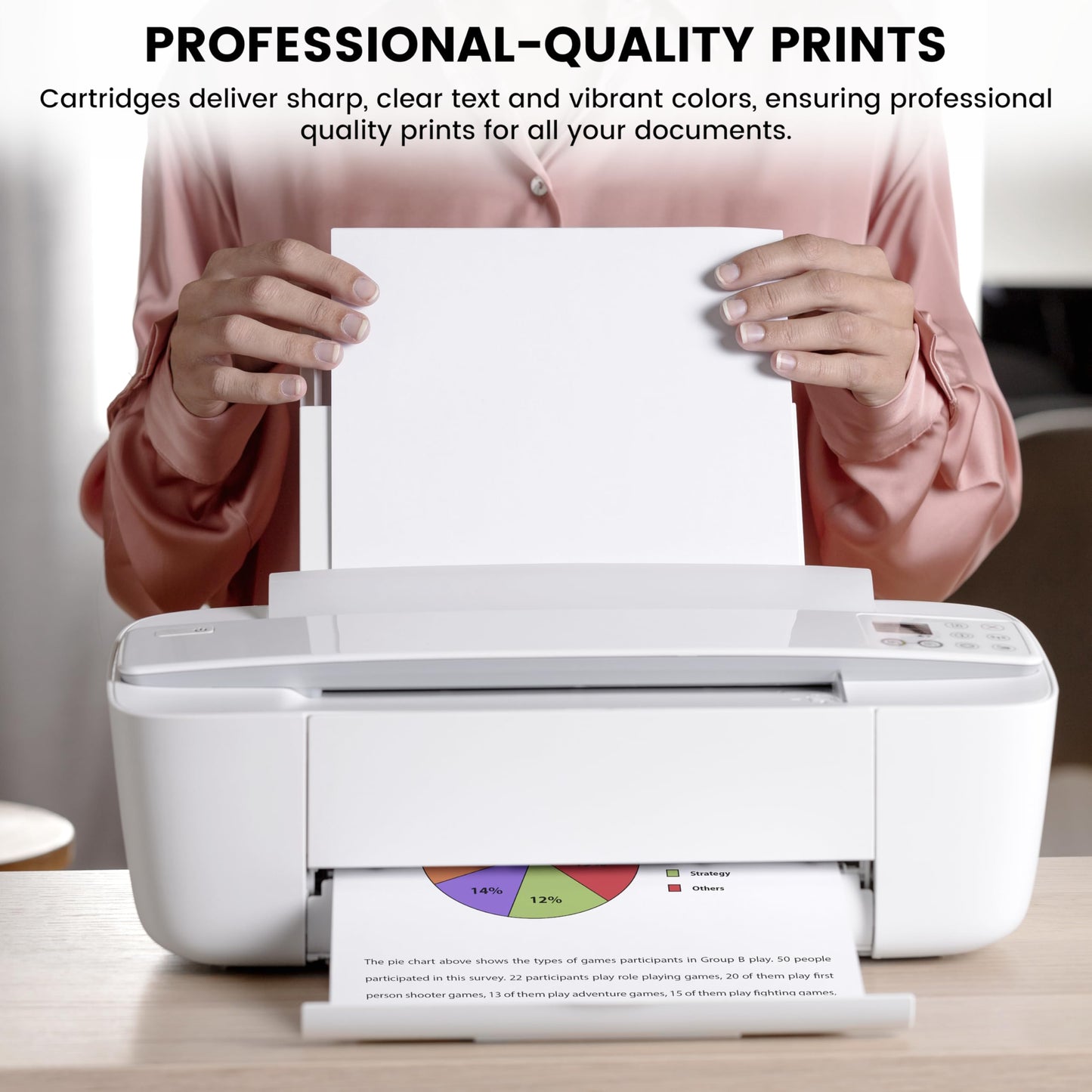 Compatible with HP 63XL Ink Cartridges Combo Pack for HP 63 XL Works with HP Officejet, Deskjet, Envy Printers (1 Black, 1 Tri-Color)