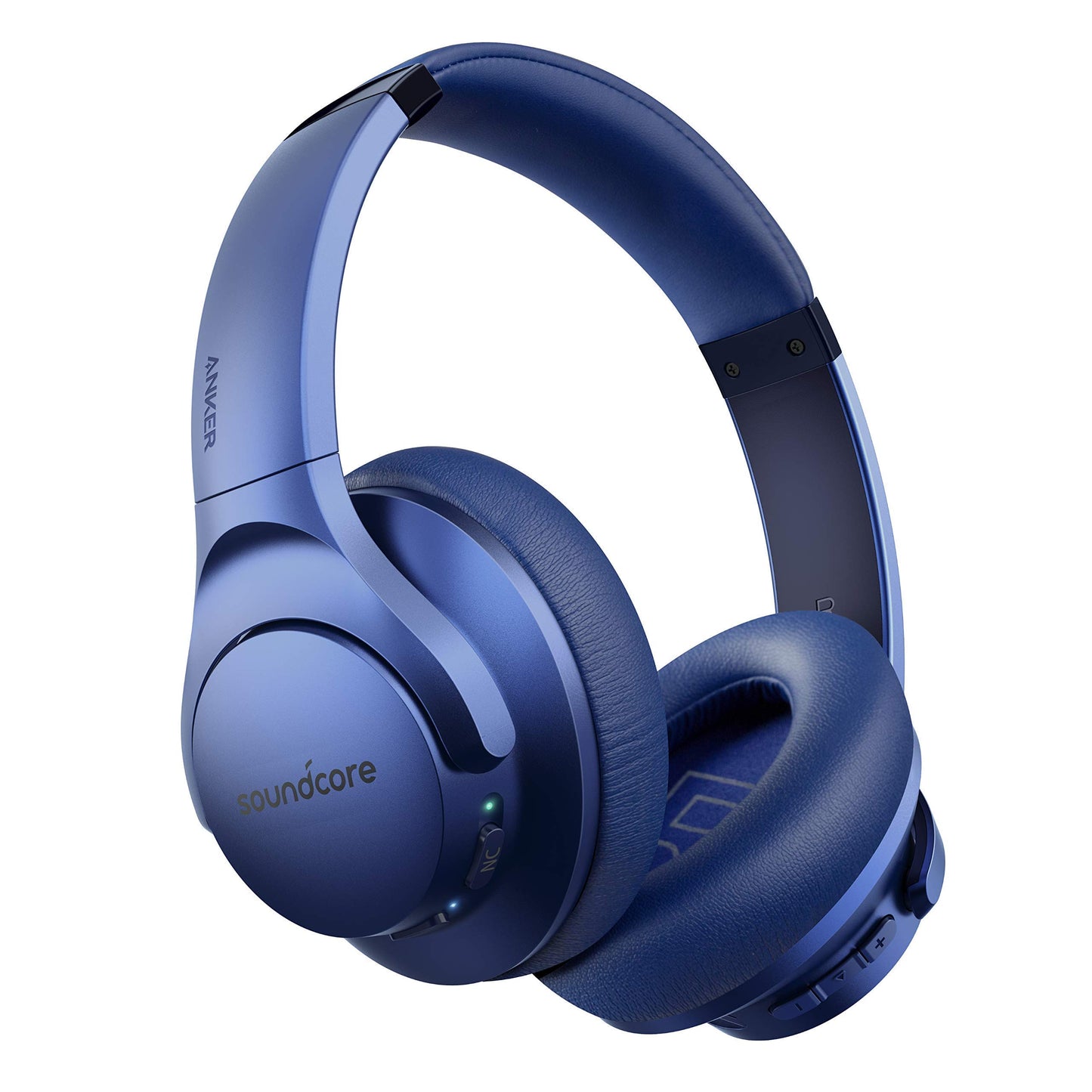 Soundcore Life Q20 Hybrid Active Noise Cancelling Wireless Bluetooth Headphones Over Ear with 40H Playtime, Hi-Res Audio, Deep Bass, Memory Foam Ear