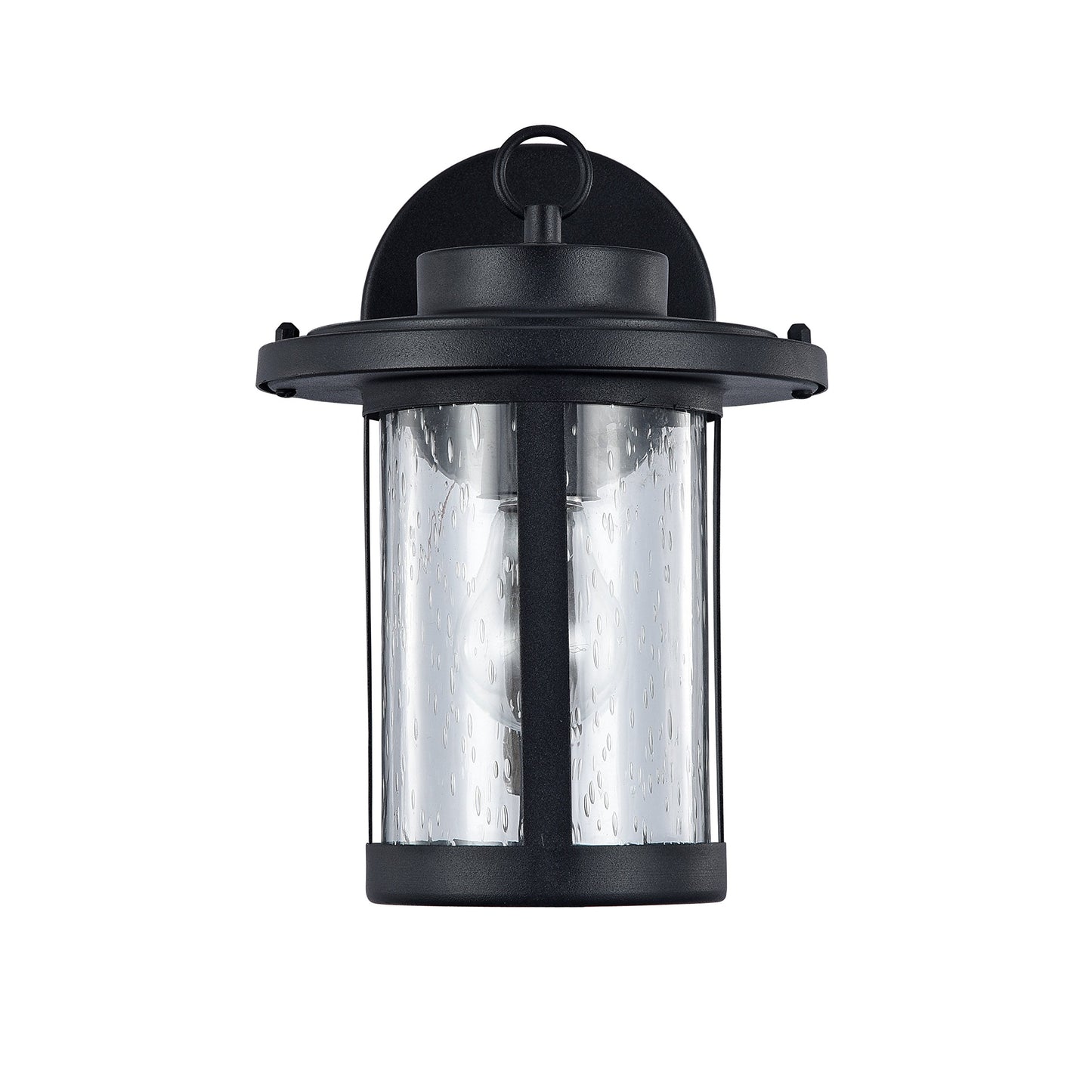 Chloe Lighting CH22060BK10-OD1 Vaxcel Transitional 1 Light Black Outdoor Wall Sconce 10 inch Height Vaxcel Transitional Black Outdoor Wall Sconce