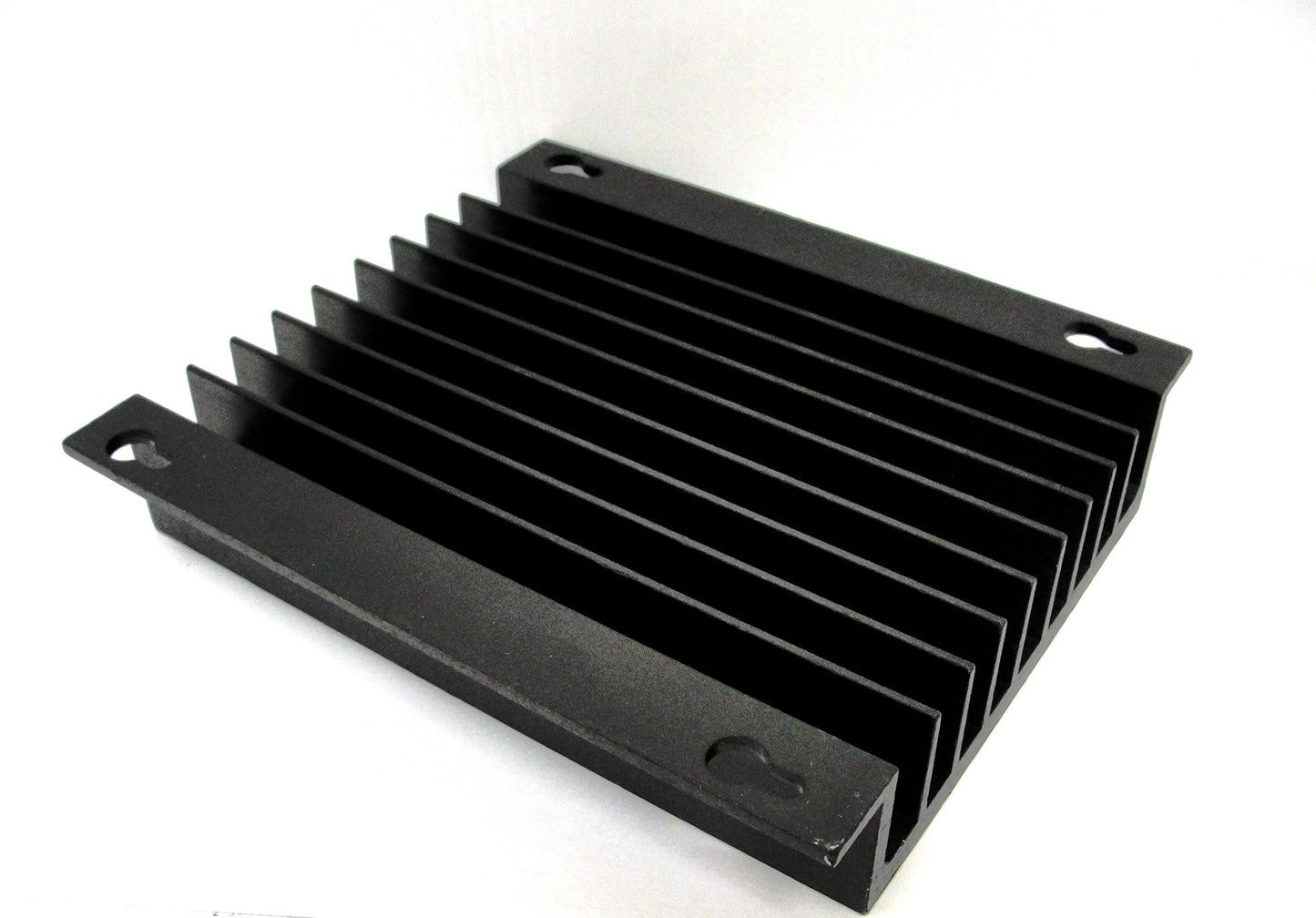 KB ELECTRONICS 9861 7 INCH Auxiliary HEATSINK, Black Anodized Aluminum, for "L" Bracket and KBMD Controls, HEATSINK, Keyhole MOUTING Slots