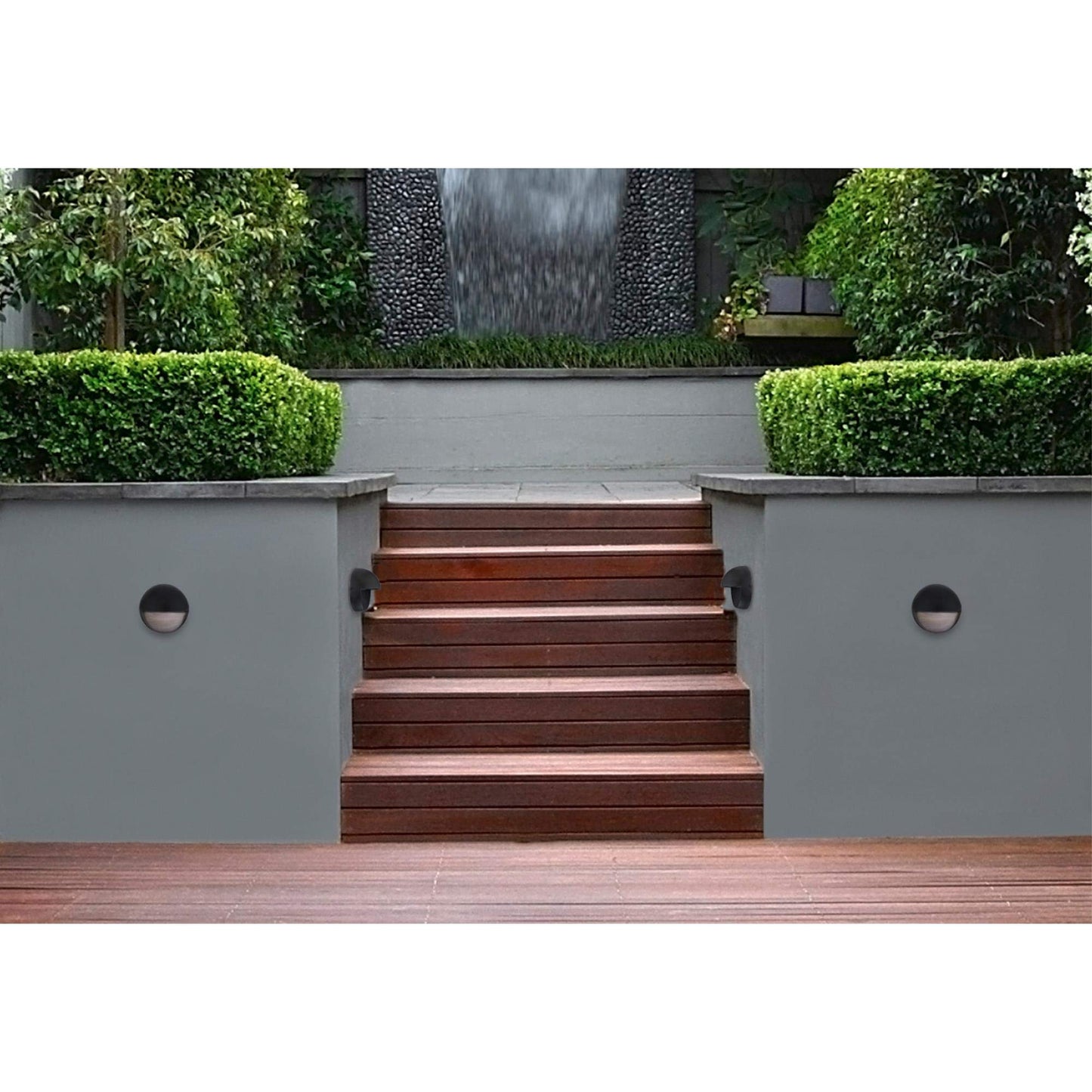 Westinghouse 6579000 Winslett Transitional One-Light Dimmable LED Outdoor Wall Light Sconce, Dark Sky Friendly, Textured Black Finish, Frosted Glass