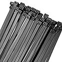 Zip Ties Heavy Duty 16 inch 100 Pack, 175 LBS Tensile Strength, Industrial Large Strong Cable Ties Self-Locking Wire Ties Wraps for Outdoor and Indoor