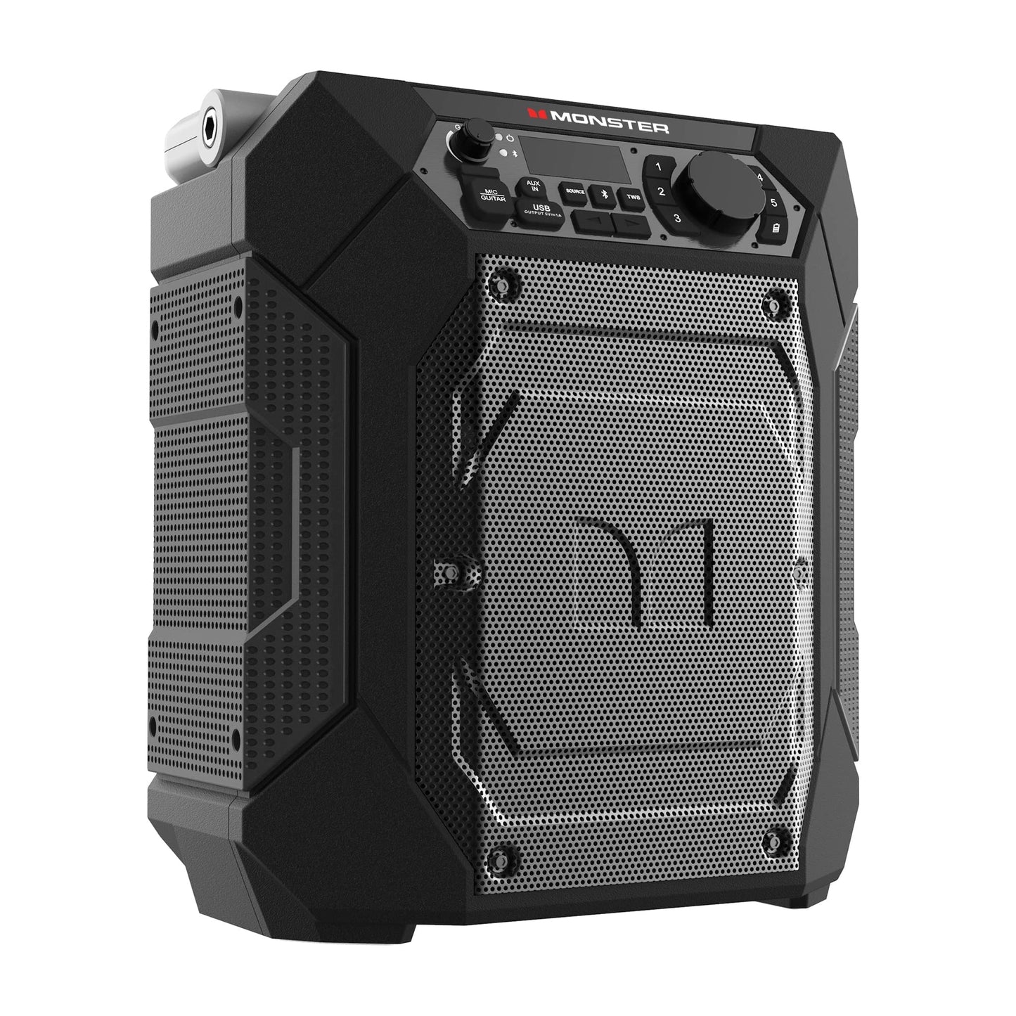 Monster Rocker 270 Sport Portable Indoor/Outdoor Wireless Speaker - Black/Slate (Renewed)