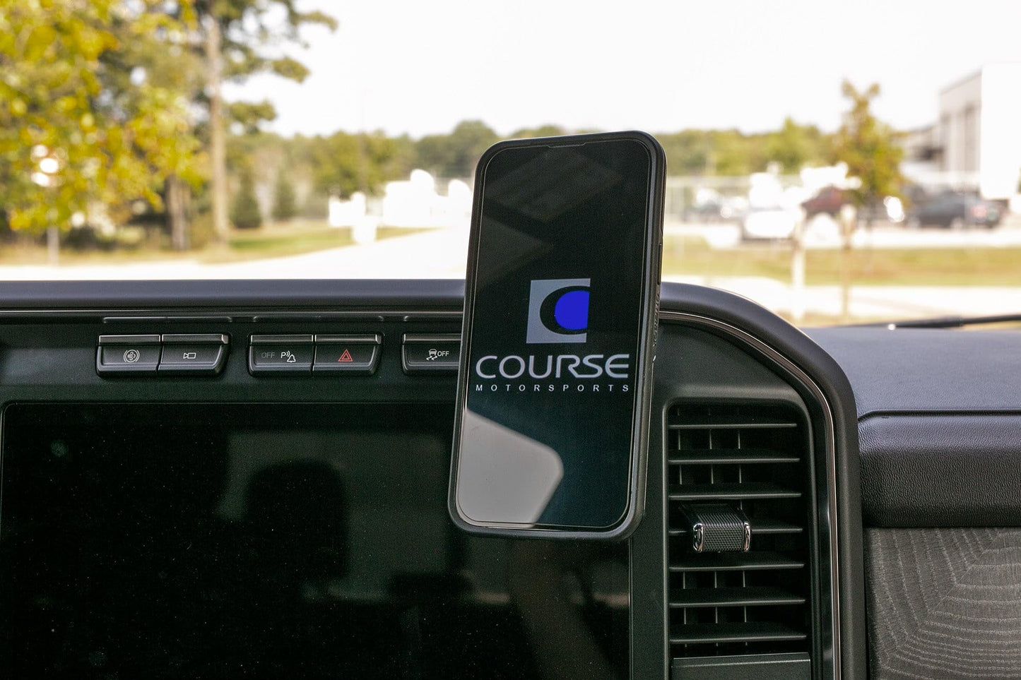 Course Motorsports Direct Fit Phone Mount - Ford Super Duty 2023+ Magsafe Head - Non Charging Left or Right