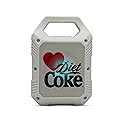 Diet Coke Portable Bluetooth 5.4 Speaker with Handle, Dual 5W Speakers, Multi-Connectivity (AUX/USB/MicroSD/FM), Hands-Free Calling, Lightweight