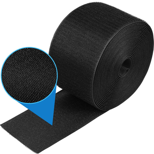 WILLBOND 24 Feet in Length Cable Floor Strip Carpet Cord Cover Cable Protector Management, Protect Cords Prevent a Trip Hazard (1, Black)