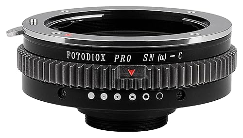 Fotodiox Pro Lens Mount Adapter Compatible with Sony A-Mount and Minolta AF Lenses to C-Mount Cameras