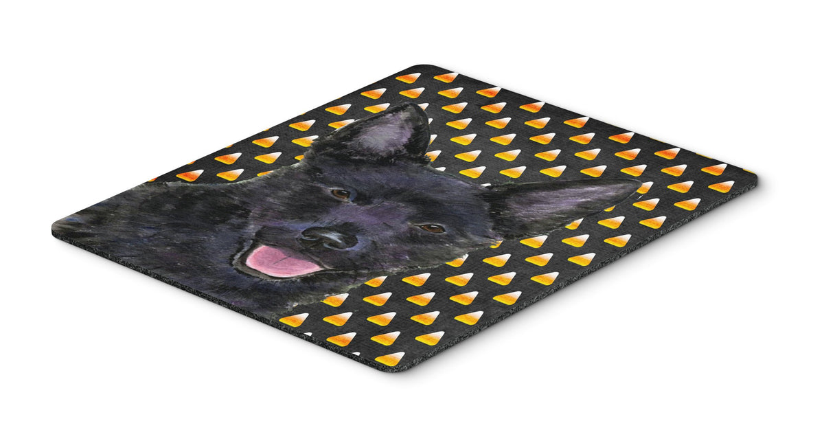 Caroline's Treasures SS4291MP Australian Kelpie Candy Corn Halloween Portrait Mouse Pad, Hot Pad or Trivet for Home Office Gaming Working Computers