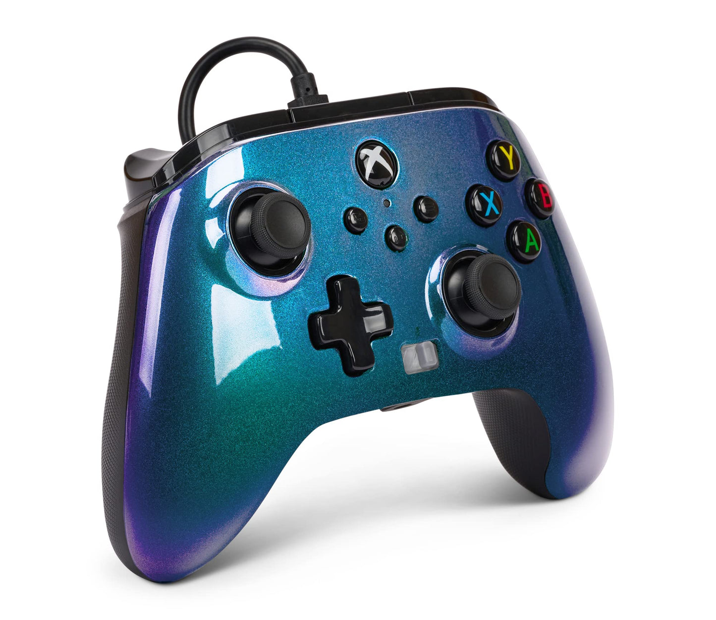 PowerA Enhanced Wired Controller for Xbox Series X|S - Aurora Borealis, gamepad, wired video game controller, gaming controller, Xbox Series X|S