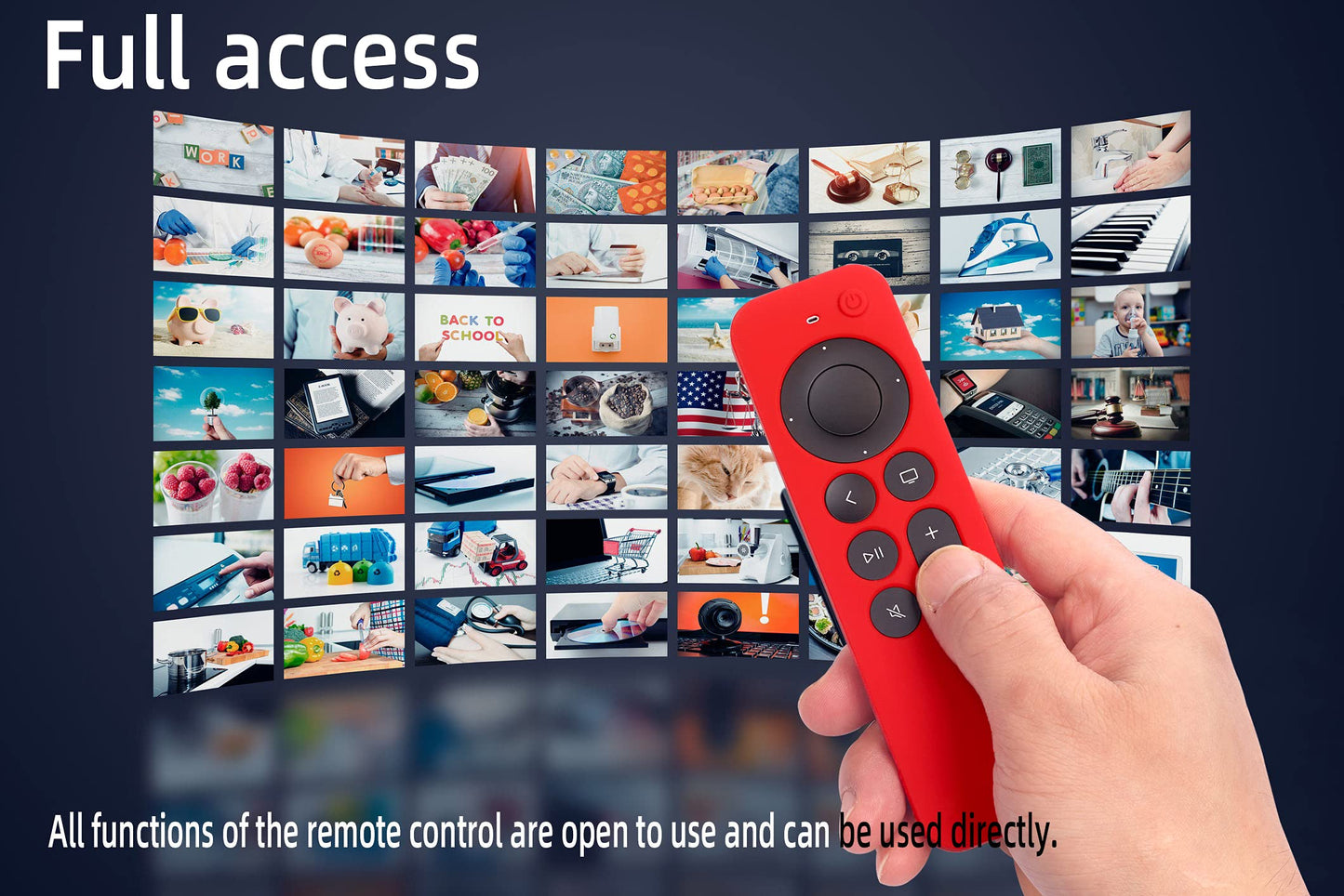 Silicone Remote Case for Apple TV 4K 2nd Gen 2021 Siri Remote Anti-Slip Durable Silicone Cover Magnetic Protective Sleeve Shockproof Remote Case(Mint