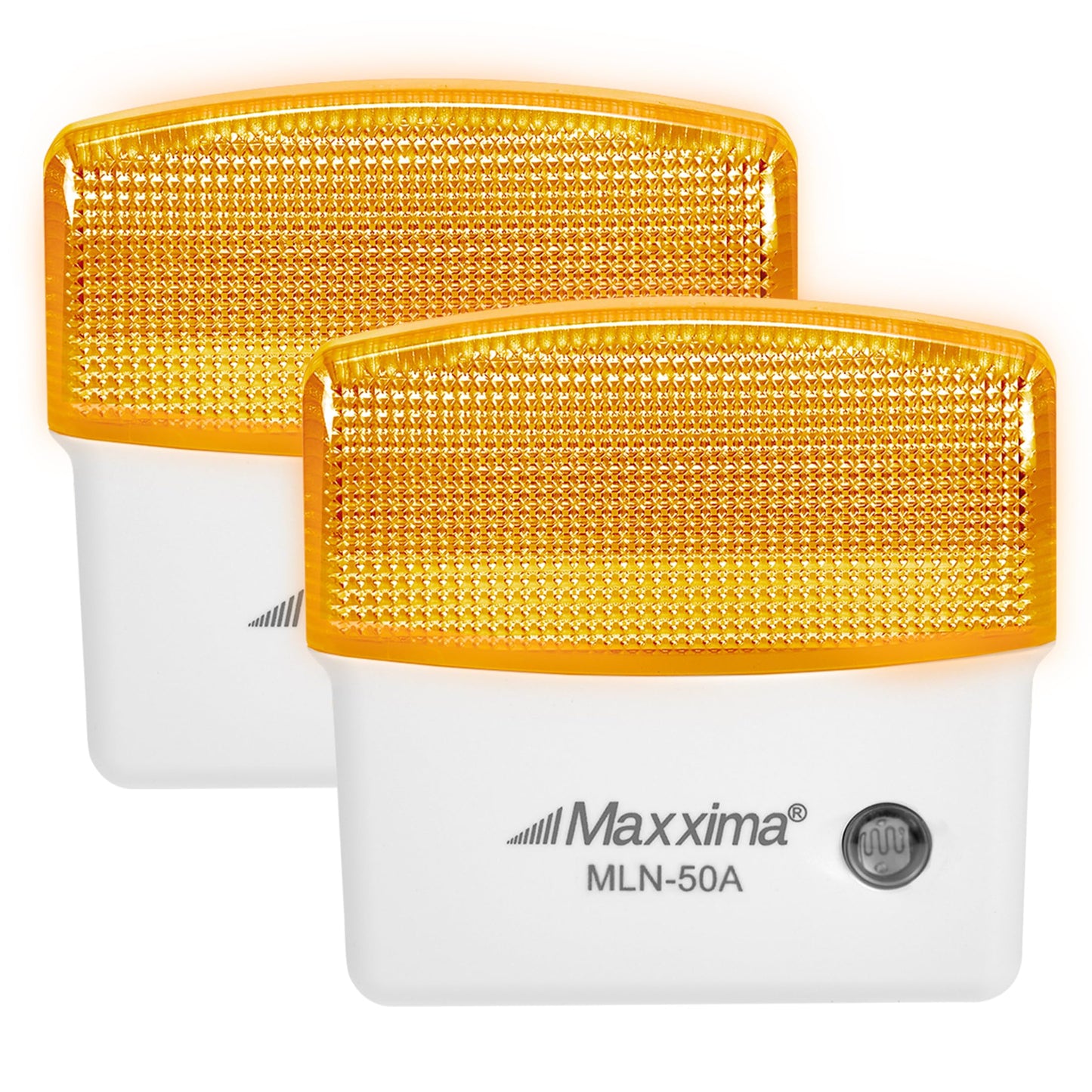 Maxxima LED Night Light with Dusk to Dawn Sensor - Featuring 25 Lumens, Plug In, Ideal for Bedrooms, Bathrooms, Basements, Hallways, and Senior