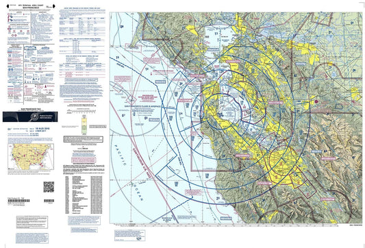FAA Chart: VFR TAC SAN FRANCISCO TSF (Current Edition)