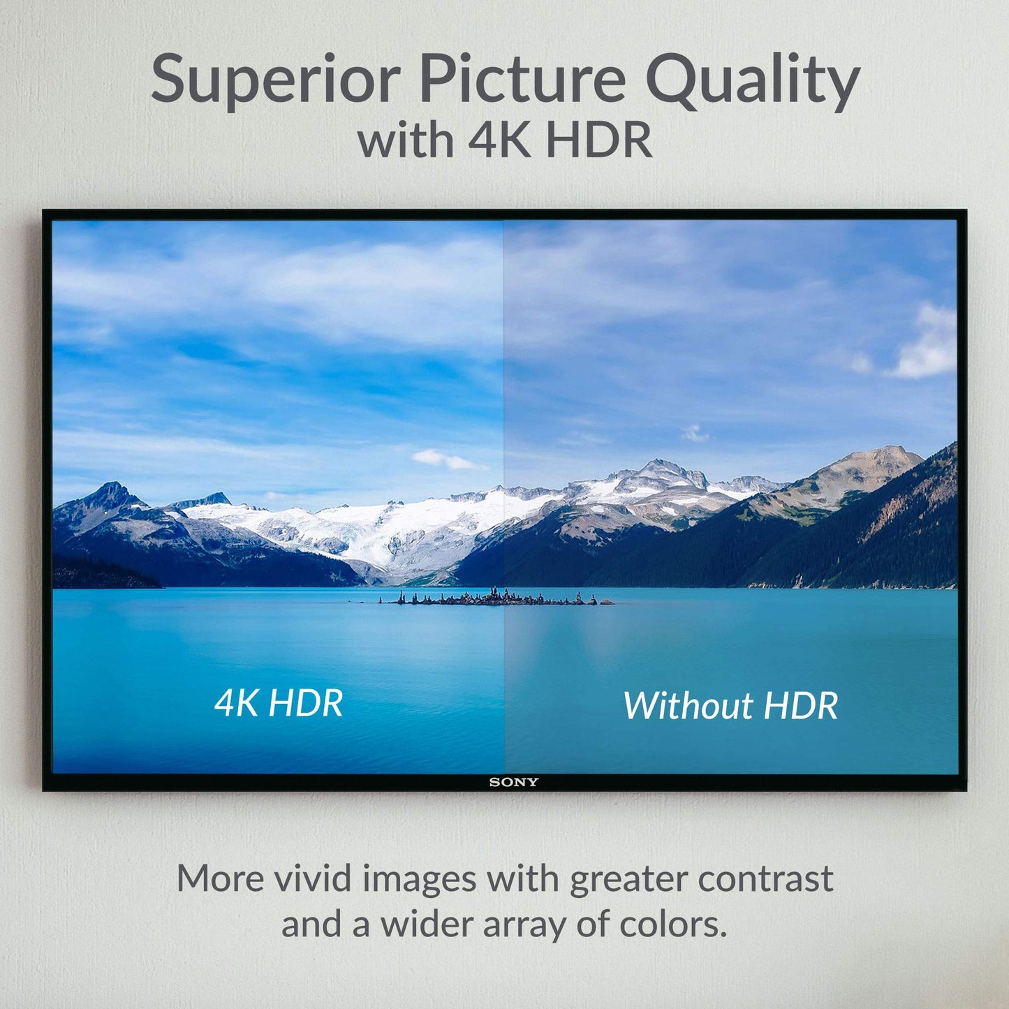 AUSTERE III Series Premium 4K Directional Active HDMI Cable 5m, 4K HDR, High Fidelity ARC, Gold Contacts & High Speed Flex Cable, 18Gbps for 4K60
