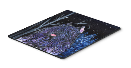 Caroline's Treasures SS8394MP Starry Night Bouvier des Flandres Mouse Pad, Hot Pad or Trivet for Home Office Gaming Working Computers Laptop Mouse