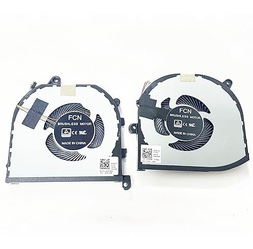 Fleshy Leaf New CPU+GPU Cooling Fan Replacement for Dell XPS 15 7590 Precision 5540 M5540 Series 0F01PX 0V9H8N