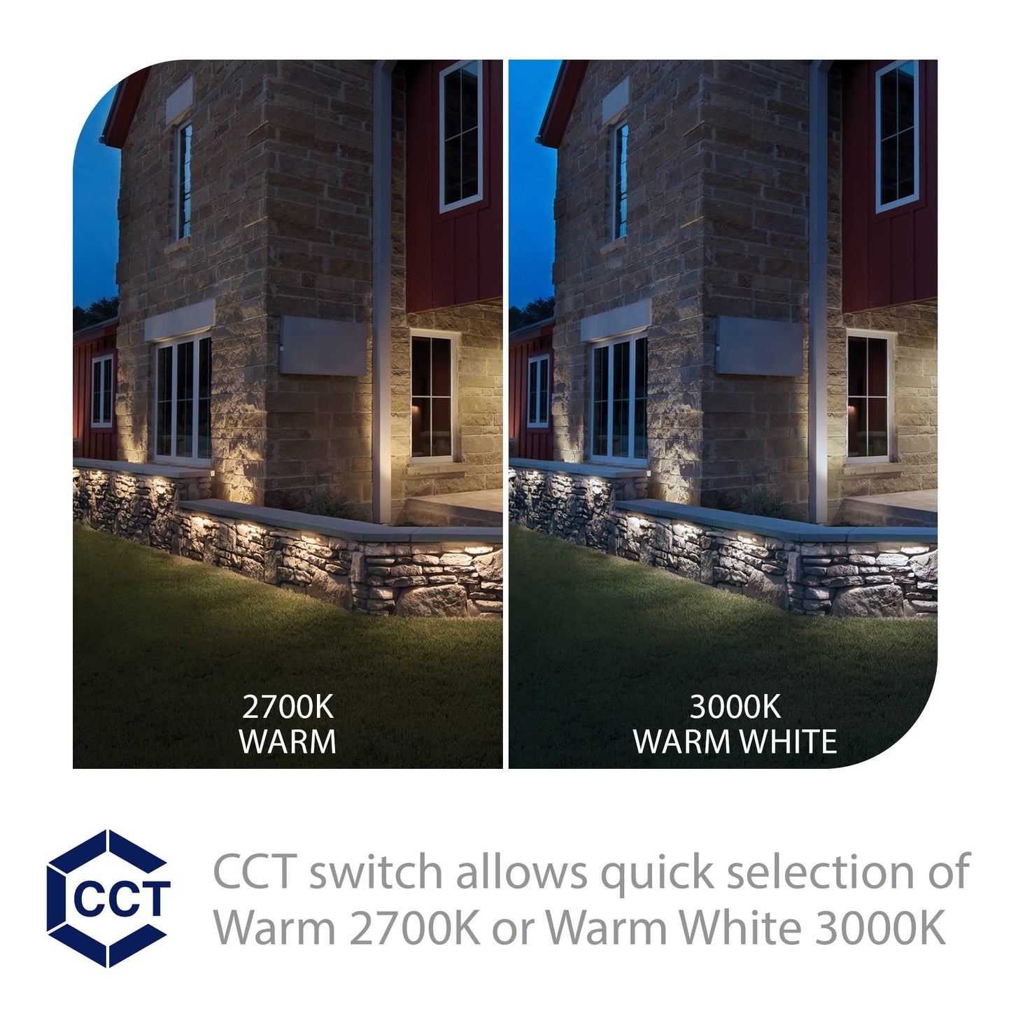 WAC Landscape Lighting, Hardscape 6in LED 12V Strip Light with Quick Release and 2-CCT 2700K-3000K in Bronze
