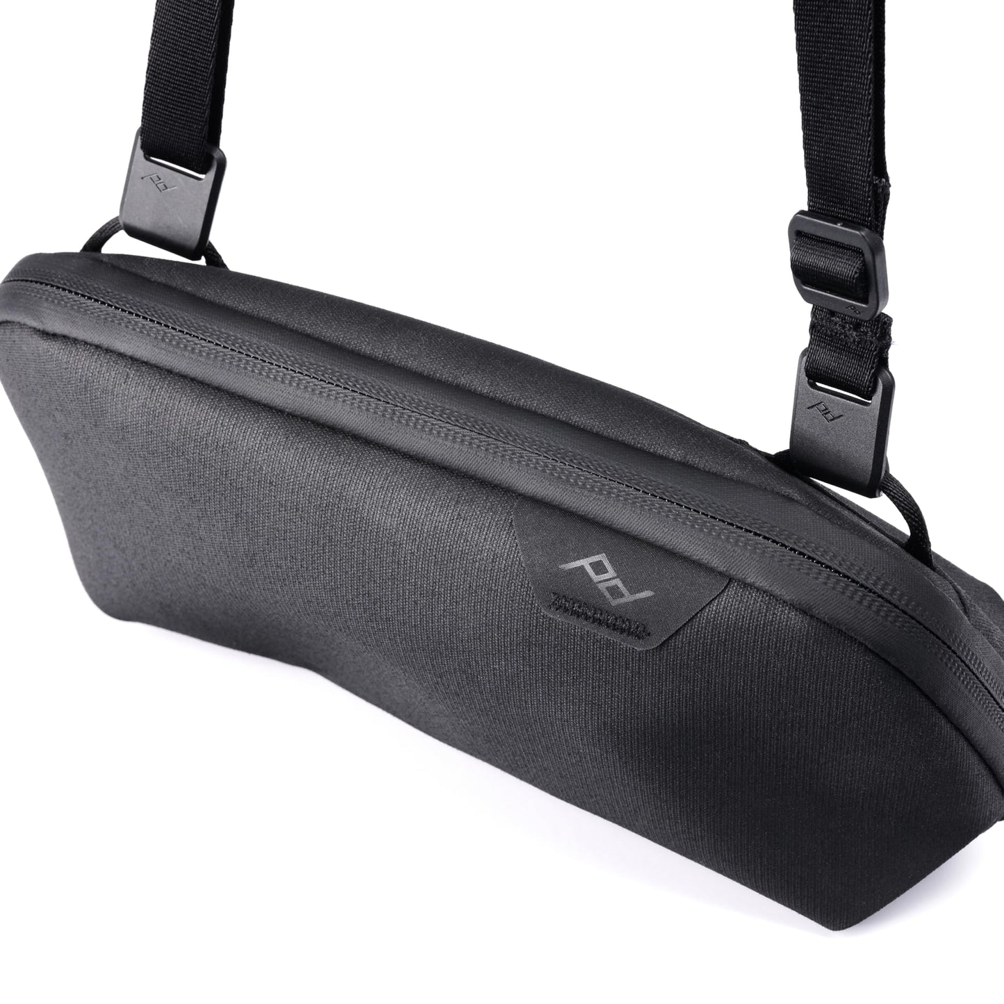Peak Design Small Tech Pouch, Black, Electronics Organizer for Travel or Everyday Carry, Origami-Style Storage, Cable Pass-Through, Weatherproof