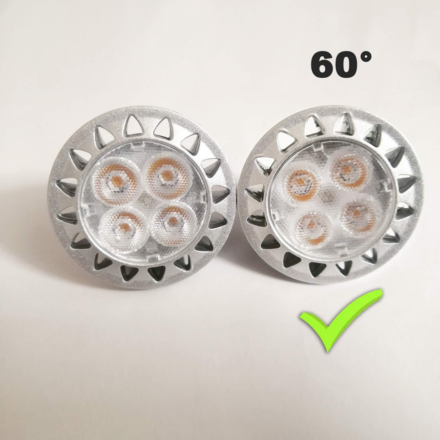 ALIDE MR16 5W Led Bulbs Wide Beam Angle 60° Degree 2700K Soft Warm White