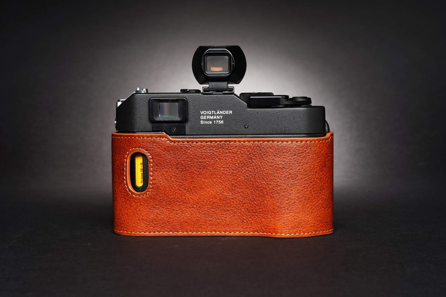 Voigtlander Bessa R2 Case, BolinUS Handmade Genuine Real Leather Half Camera Case Bag Cover for Voigtlander BESSA R4M R4A R3M R3A R2S R2C R2A R2M R2 T