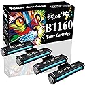4-Pack ColorPrint Compatible Toner Cartridge Replacement for Dell 1160 B1160W 1160 331-7335 YK1PM HF44N HF442 Work with B1160 B1163w B1165nfw Printer