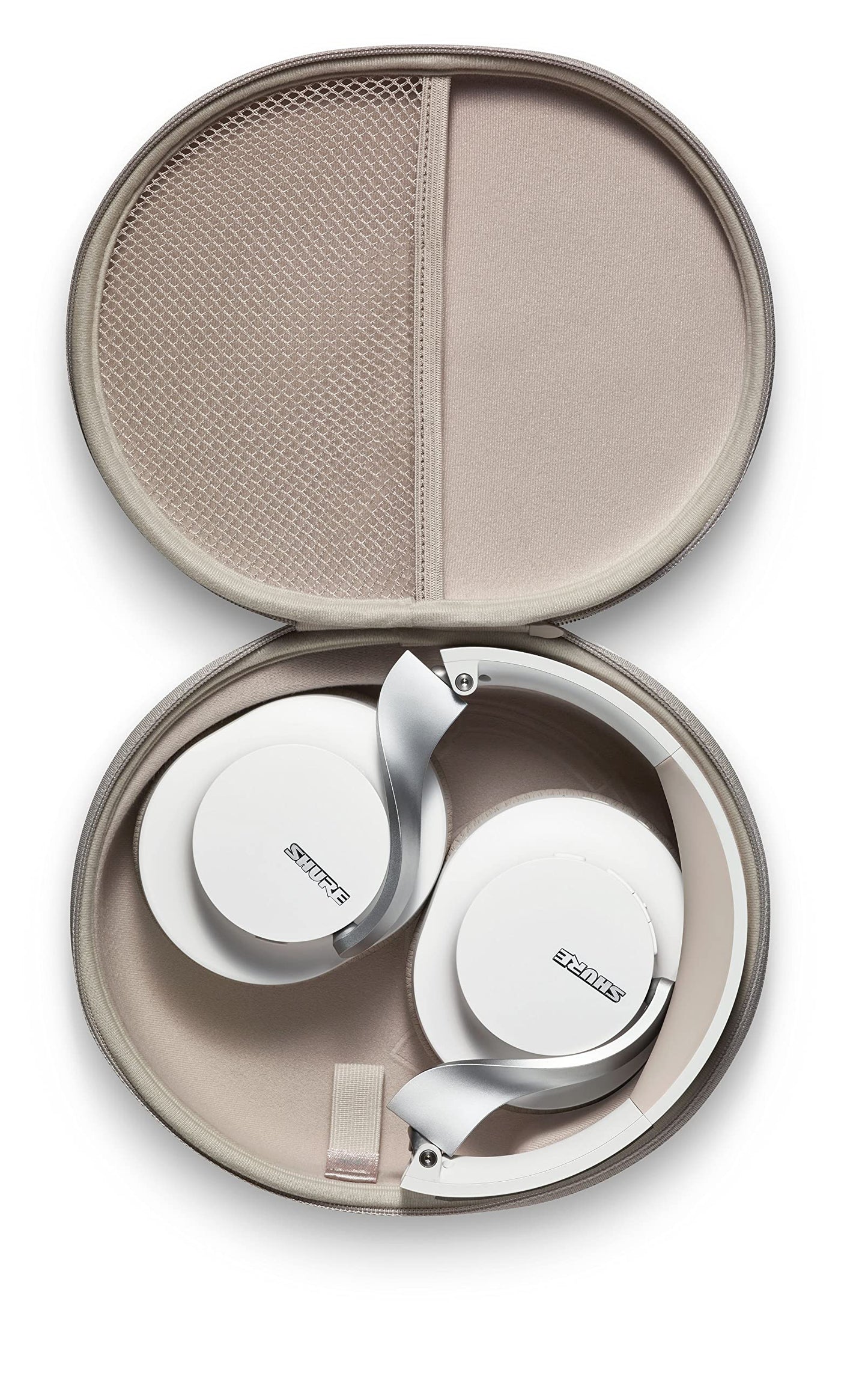 Shure Aonic 40 Wireless Noise Canceling Headphones - White/Tan