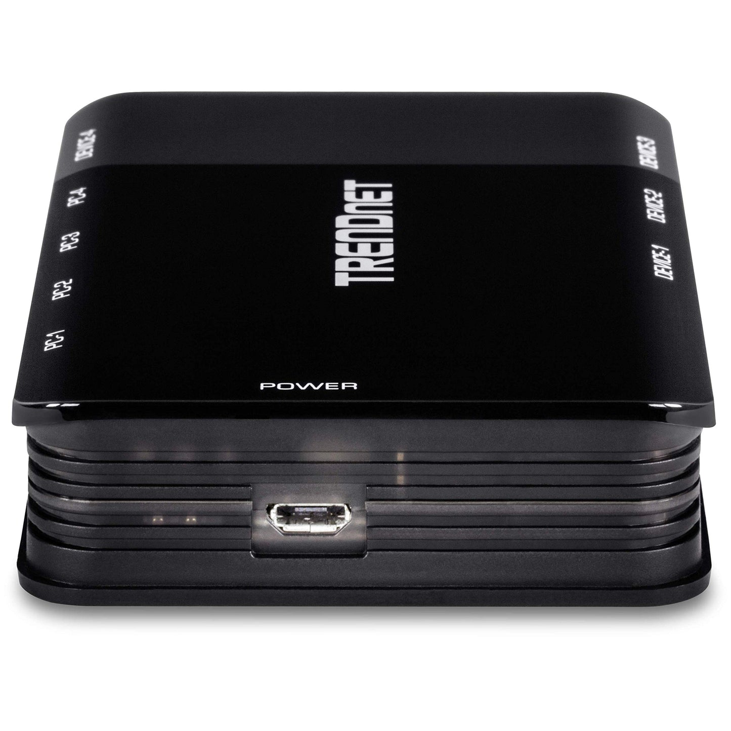 TRENDnet 4 Computer 4-Port USB 3.1 Sharing Switch, TK-U404, Flash Drive Sharing, Scanners, Printers, Mouse, Keyboard, Windows & Mac Compatible