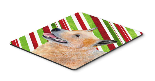 Caroline's Treasures LH9227MP Australian Cattle Dog Candy Cane Holiday Christmas Mouse Pad, Hot Pad or Trivet for Home Office Gaming Working Computers