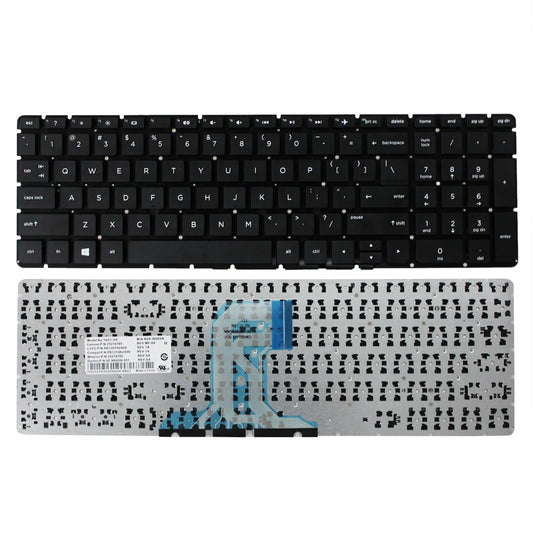 New US Black Laptop Keyboard (Without Frame) Replacement for HP Pavilion 15-ba053nr 15-ba057cl 15-ba067cl 15-ba039au 15-ba042au 15-ba042nr 15-ba010cy