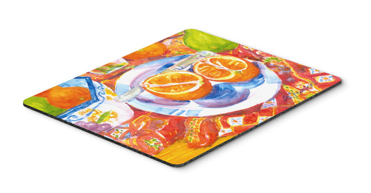 Caroline's Treasures 6035MP Florida Oranges Sliced for Breakfast Mouse Pad, Hot Pad or Trivet for Home Office Gaming Working Computers Laptop Mouse