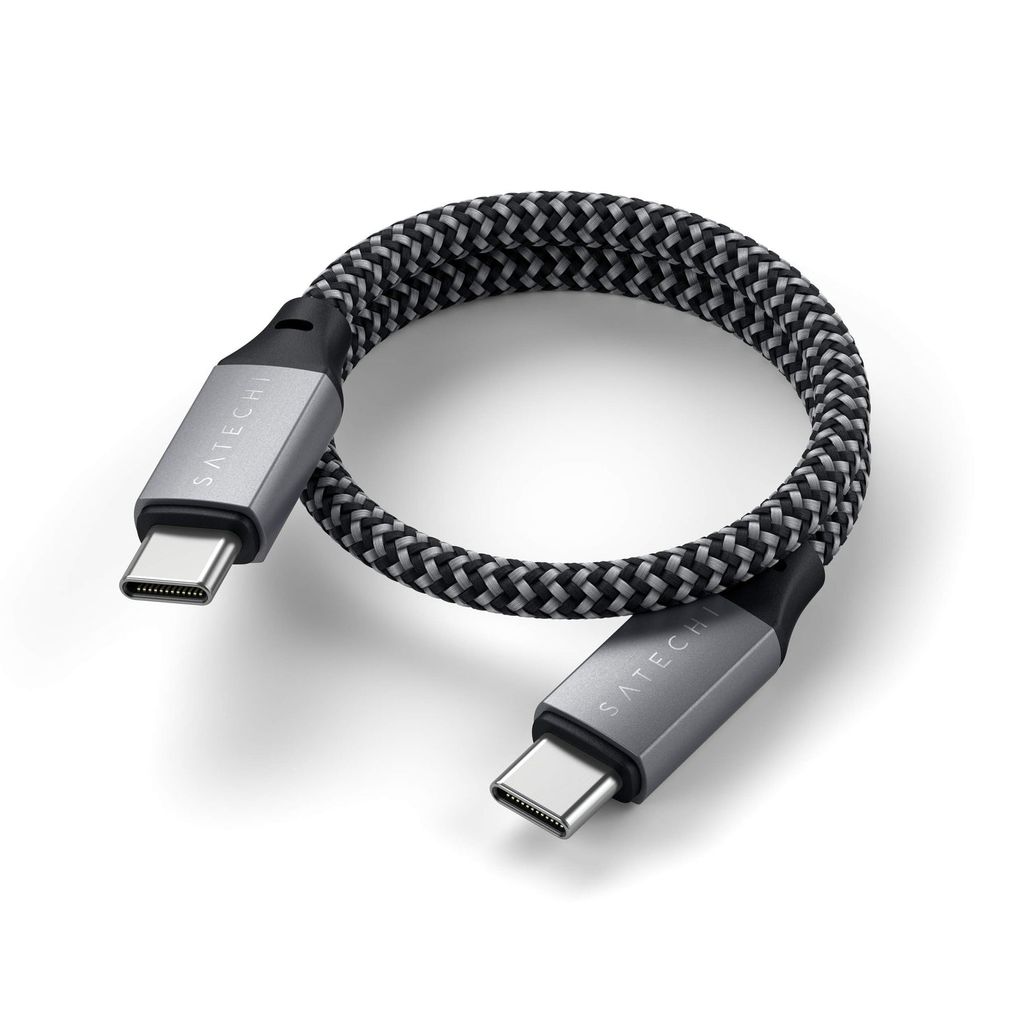 Satechi USB C to USB C Cable 100W, 10in/25cm, for iPhone 17 to 15 Series, iPad Air/Pro M5/M4/M3, MacBook Air/Pro M5/M4/M3 Galaxy S25, Android, Windows