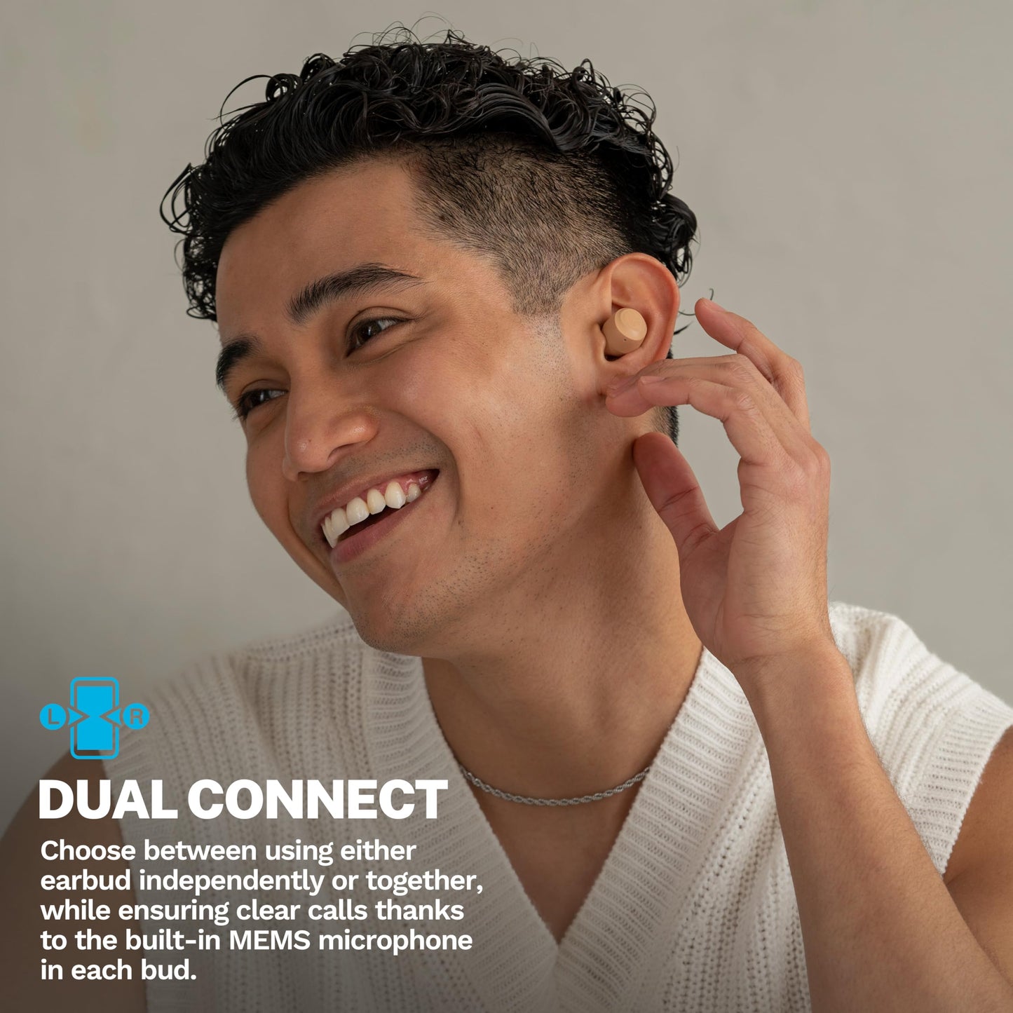 JLab, Go Air Pop+ Tones, True Wireless Earbuds, Bluetooth, IPX4, Dual Connect, 728 N