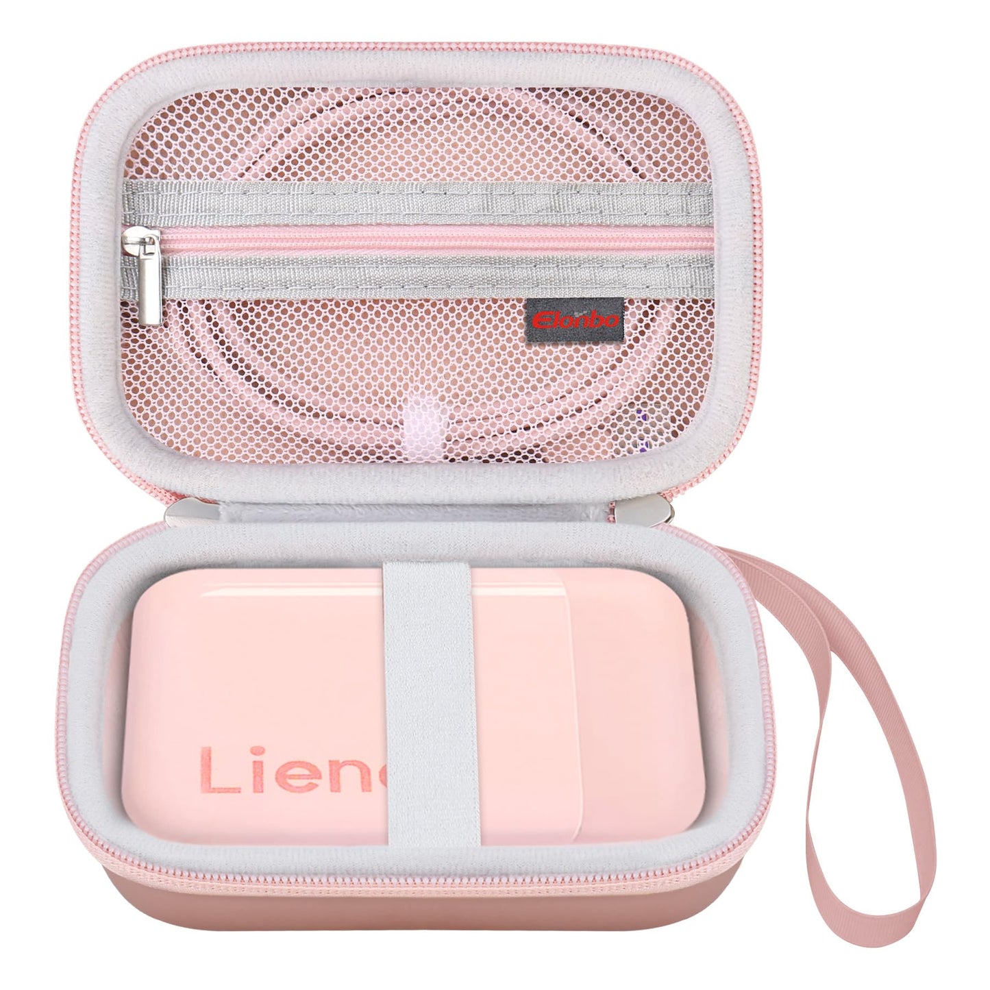 Elonbo Carrying Case for Liene 2x3” Photo Printer, Portable Mini Color Instant Print Digital Camera Hard Travel Bag, Smartphone Picture Printer