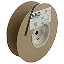 Techflex PTN0.25BK25 Flexo PET Braided Sleeve, 1/4" x 25' L, Black