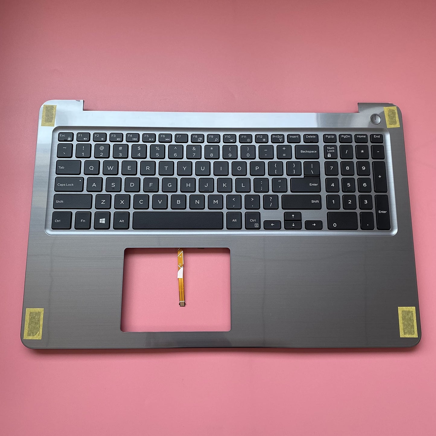 LTPRPTS Replacement for Dell 15 5565 5567 Laptop Upper Case Palmrest Backlit Keyboard Assembly Part PT1NY 0PT1NY Top Cover