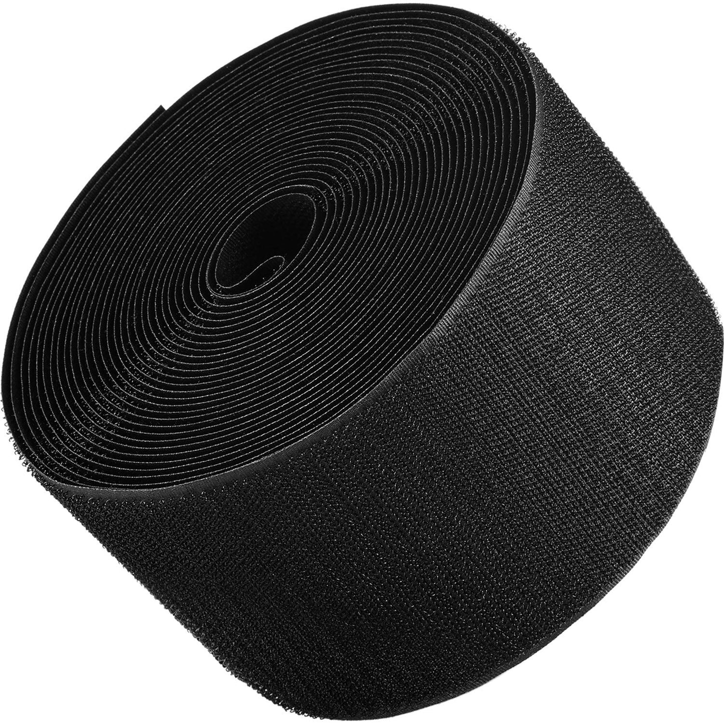 WILLBOND 24 Feet in Length Cable Floor Strip Carpet Cord Cover Cable Protector Management, Protect Cords Prevent a Trip Hazard (1, Black)
