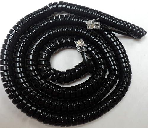 Avaya 25 Ft. Black Handset Cord for Partner 6, 6D, 18, 18D, 18D Series 2, 34D, 34D Series 2 Phones