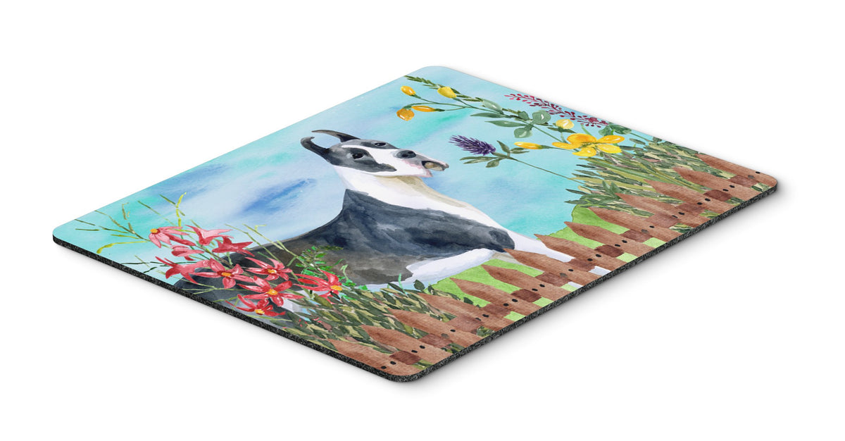 Caroline's Treasures CK1205MP Harlequin Great Dane Spring Mouse Pad, Hot Pad or Trivet for Home Office Gaming Working Computers Laptop Mouse