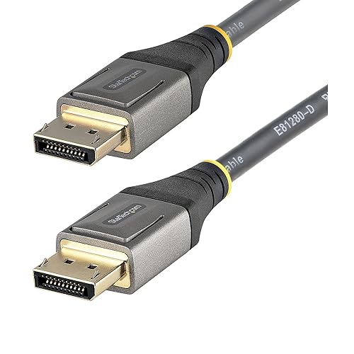 StarTech DP14VMM2M 6.56-ft Display Port Cable, Gray/Black