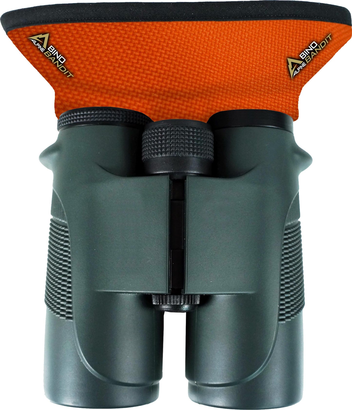 Slicker Bino Bandit - Blocks Glare, Improves Visual Acuity and Reduces Eye Fatigue. FITS All Binoculars, Blaze Orange