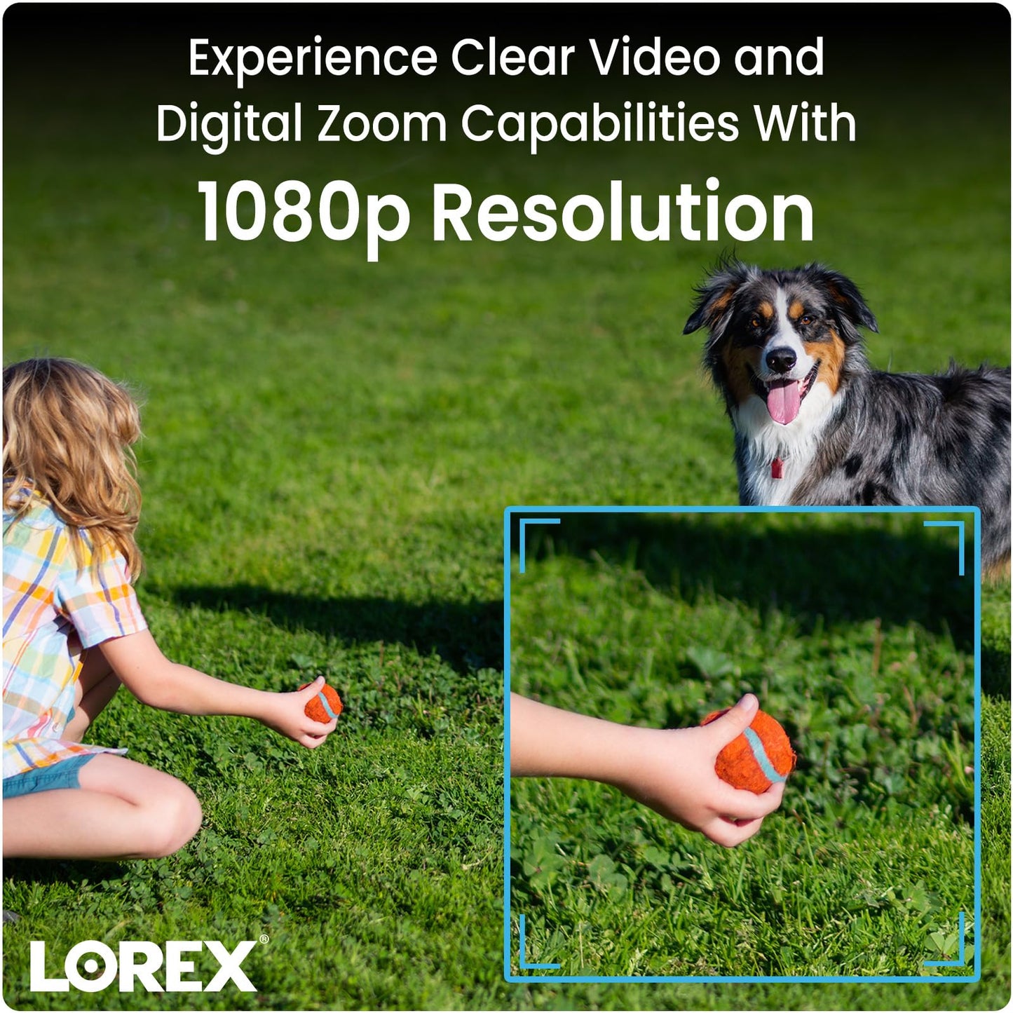 Lorex 1080p HD Bullet Security Camera | Weatherproof Outdoor CCTV Camera with 130ft Night Vision | 90° Field of View | IP66 Rated | Analog HD |