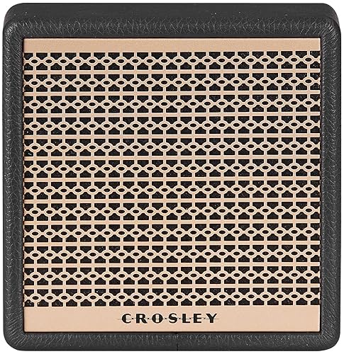 Crosley CR3114A-BK Montero Mini Portable Rechargeable Bluetooth Speaker, Black