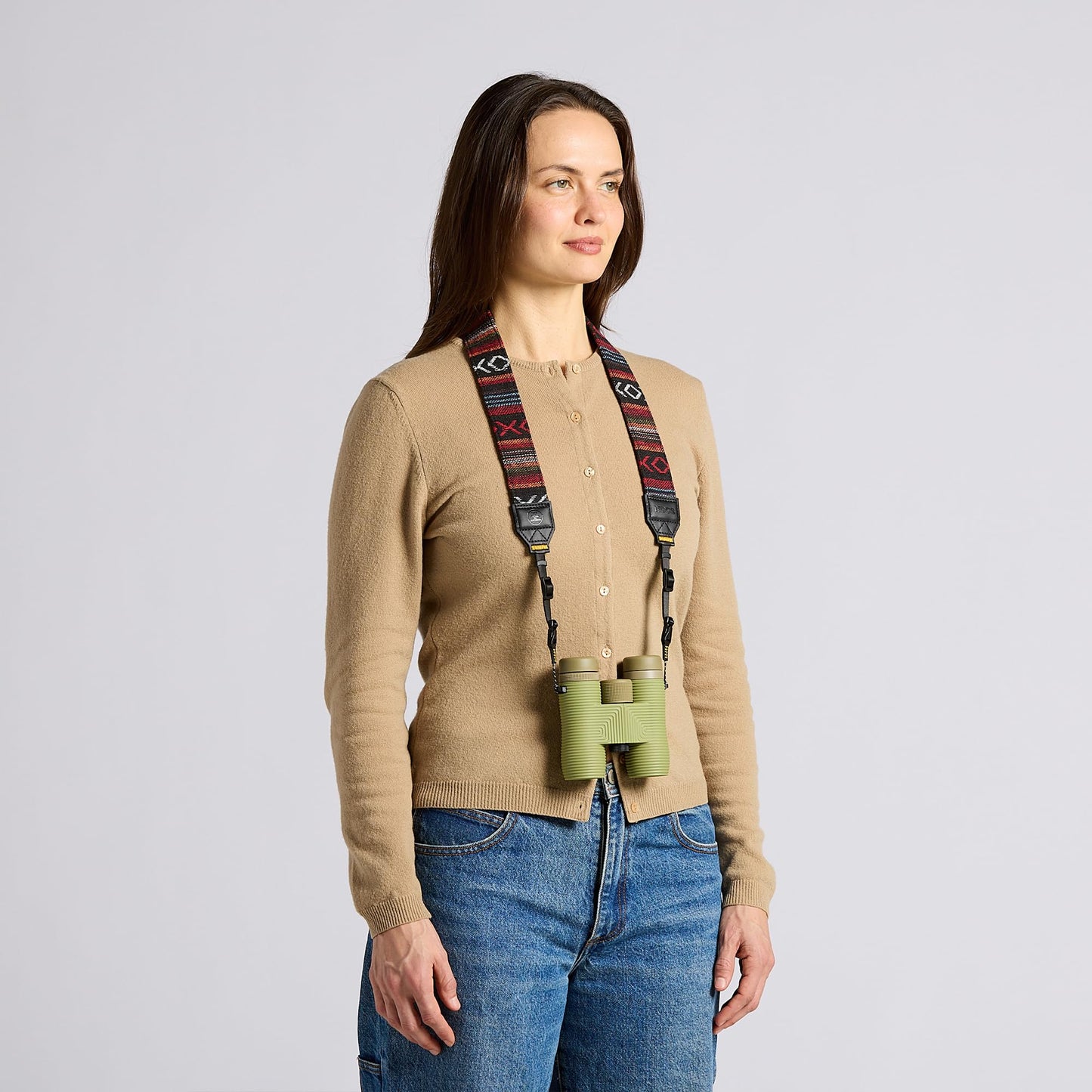 Nocs Provisions NocLoc Woven Tapestry Strap, Binocular & Camera Carry Accessory for All?Day Comfort Hold - Thicket