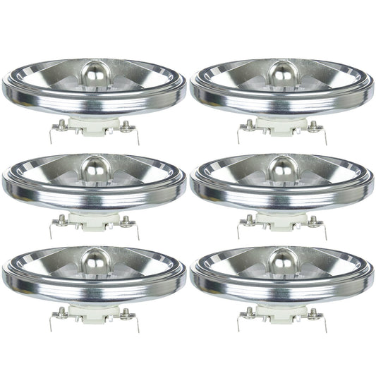 Sunlite40748-SU 50AR111/SP/12V 50 Watt, 8° Spot, AR111 Halogen Spotlight Reflector Lamps, 12-Volts, Screw Terminal Connection (G53), Dimmable, 13,500