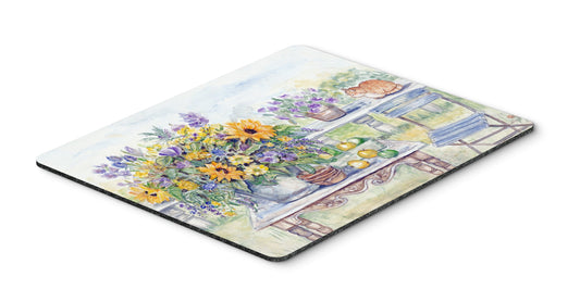 Caroline's Treasures APH3566MP Patio Bouquet of Flowers Mouse Pad, Hot Pad or Trivet, Large, Multicolor