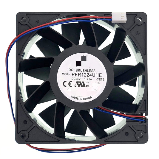 New Cooling Fan for PFR1224UHE-CE75 12038 DC 24V 1.75A 3-Wire Size: 120X120X38mm