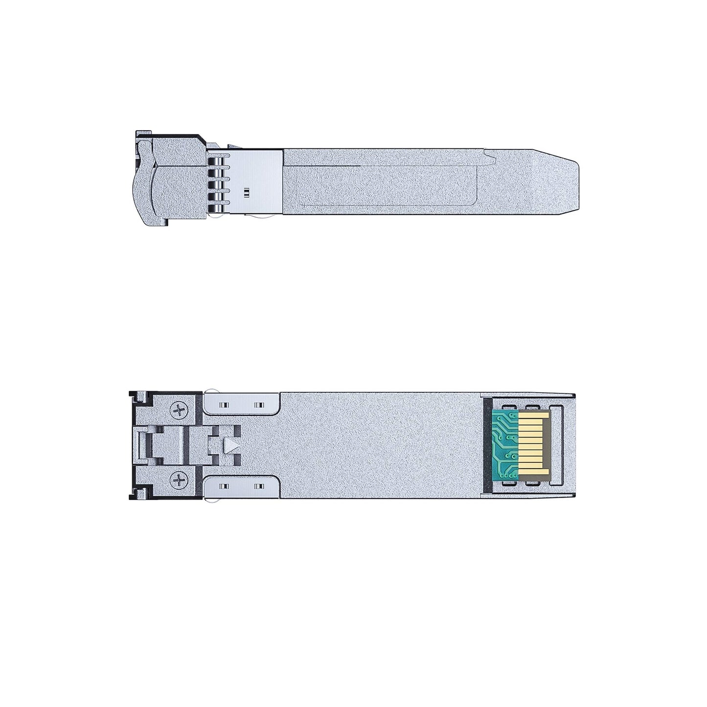 H!Fiber 10Gb Multimode SFP+ LC Module, 10GBase-SR Fiber SFP+ Transceiver for Cisco SFP-10G-SR, Ubiquiti UniFi UF-MM-10G, Mikrotik, Netgear