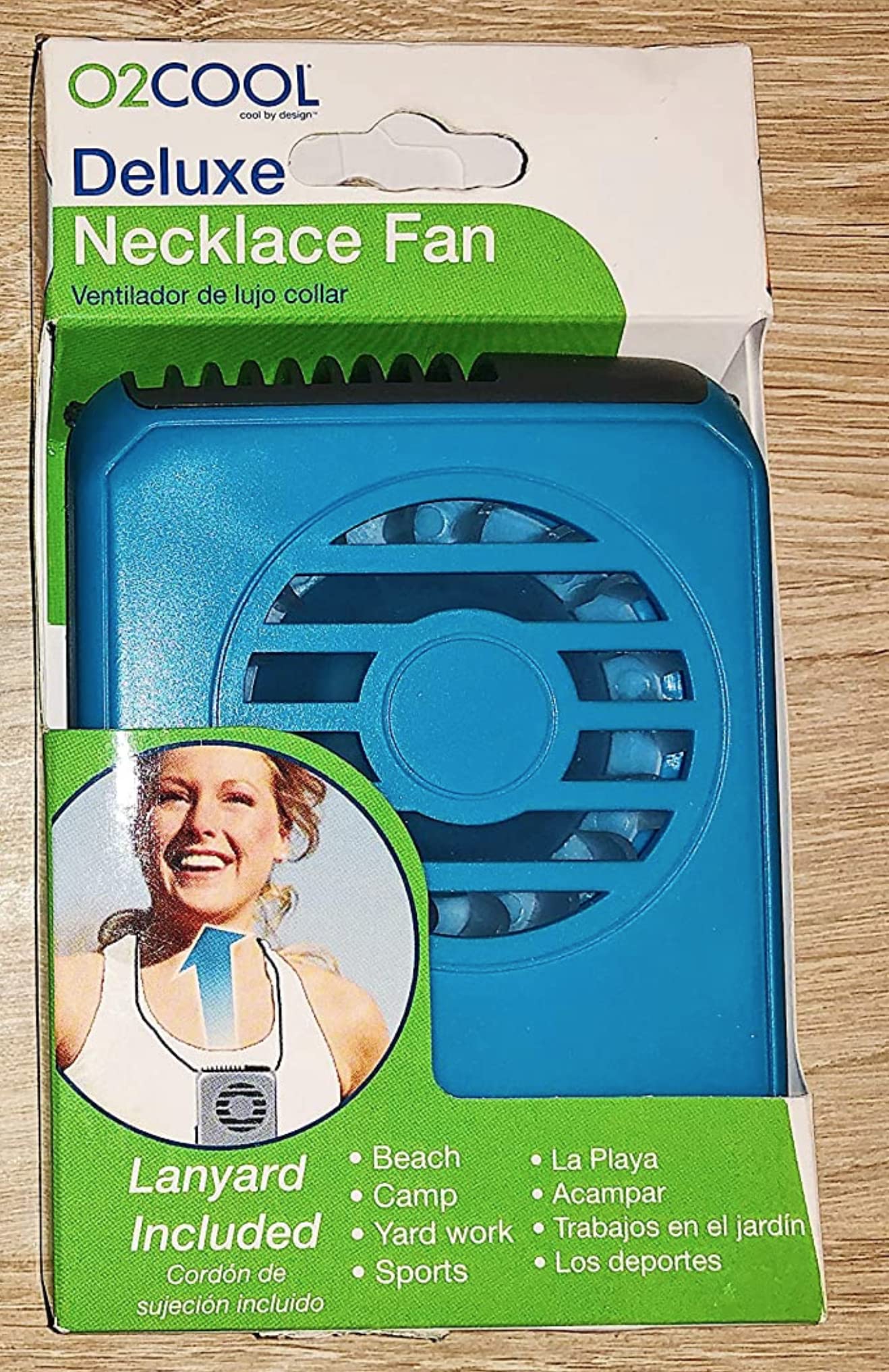 O2Cool FN02001 Deluxe Necklace Fan, Assorted Colors
